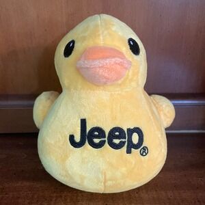 Jeep‎ Plush Duck Yellow 7" Toy w/ Logo Stuffed Animal Collectible 2023 Plushie